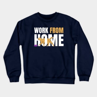 Work From Home Cat Crewneck Sweatshirt